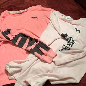 Victoria secret Long sleeved tops & 1 swim coverup